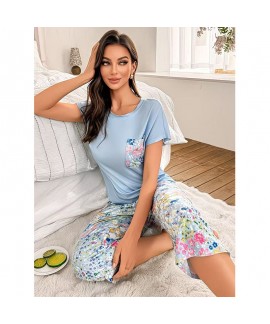 Women's Loose Casual Knit Cotton Short Sleeve Crew...