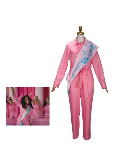 Movie Barbie Cos Costume Barbie Jumpsuit Cosplay Costume Halloween Costume Costume Barbie Custume