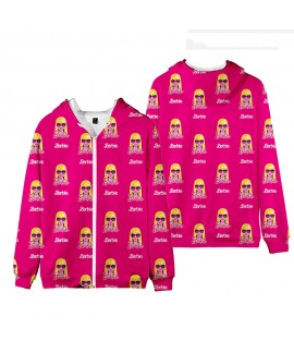 3D Movie Barbie Princess Barbie Fashion Pullover Hooded Zipper Sweatshirt Barbie pyjamas For Adults And Children