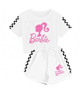 The Movie Barbie 100-170 Girls' T-shirt Shorts Spo...