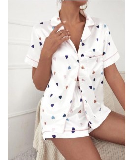 Ladies Home Wear Short-sleeved Silk  Summer Pajamas Bridesmaid Pjs Multi-color Multi-style Suit