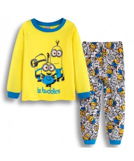 Minions Children's Cartoon Pajamas Le Buddies Mini...