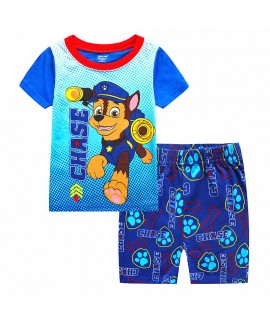 Matching Paw Patrol Pjs Paw Patrol Movie Short sleeve T-shirt Kids' Pajamas For Summer