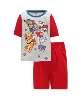 Matching Paw Patrol Pjs Paw Patrol Movie Short sleeve T-shirt Kids' Pajamas For Summer