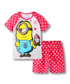 Minions Kids' Summer Pajamas Le Buddies Minions Sh...