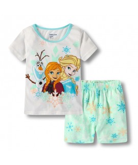 Cartoon Disney Elsa Pure Cotton Pajamas Elsa Froze...