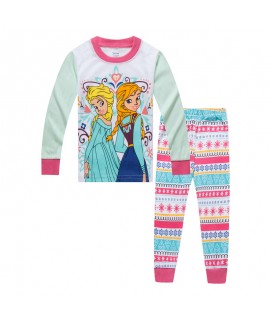 Disney Elsa Pure Cotton Pajamas Elsa Frozen Pajama...