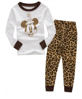 Cartoon Disney Mickey Mouse And Friends Holiday Pajamas Mickey Mouse Long Sleeve Trousers Pajamas Sets