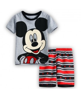 Childrens Mickey Mouse Short Sleeve Pajamas Set Disney Mickey Mouse And Friends Holiday Pajamas