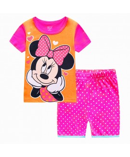 Childrens Mickey Mouse Short Sleeve Pajamas Set Disney Mickey Mouse And Friends Holiday Pajamas