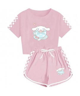 Sanrio pajamas Cinnamoroll Boys And Girls T-shirt ...