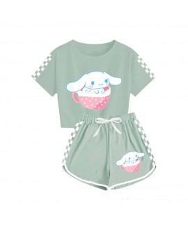 Sanrio Cinnamoroll Kids' T-shirt Shorts Printed Sp...