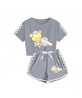 Summer Boys' And Girls' Cinnamoroll T-Shirt Shorts...