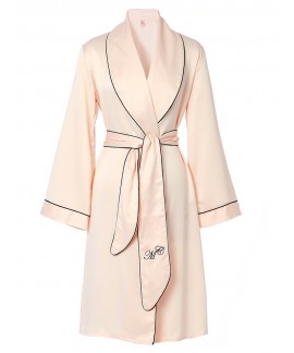 Women's summer dressing gown silky Night long Robe