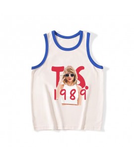 Taylor Swift Pattern Hot Selling Sleeveless Vest for Children – Trendy Kids’ Vest