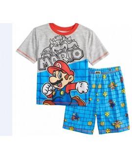 Summer Short-Sleeved Shorts Two-Piece Set Of Boys'Pajamas Batman Pyjamas, Superman Pyjamas