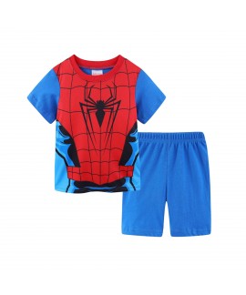 Short-Sleeved Shorts Two-Piece Set Of Boys'Batman Pyjamas,Summer Superman Pyjamas Marvel pyjamas