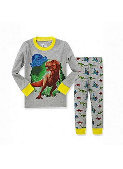 I love mama and dad Long Sleeve Boys Cartoon Pajamas