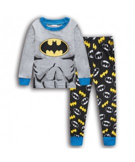 Superhero Pyjamas Cotton Pajamas Long Sleeve Boys Children Cartoon Set Superhero Themed Pyjamas