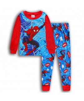 Spider-Man Superhero Pyjama Set Long Sleeve Boys Cartoon Batman Pyjamas