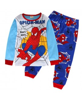 Children Spider-Man Pyjama Set Long Sleeve Boys Cartoon Batman Pajamas Themed pajamas