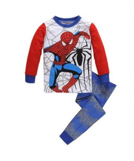 Children Spider-Man Pyjama Set Long Sleeve Boys Cartoon Batman Pajamas Themed pajamas