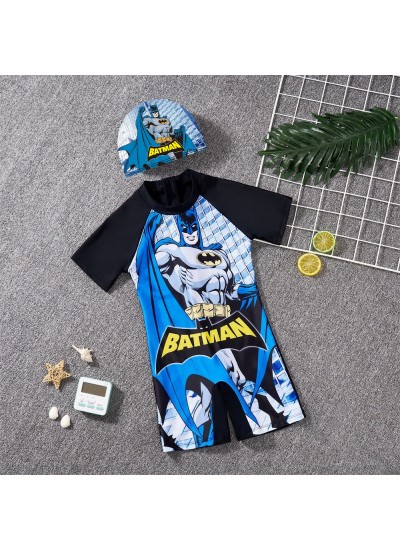 Summer Kids Boys Spider-Man, Superman,Batman pyjamas Swimsuit Suit