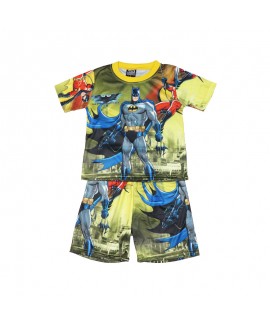 Children's Marvel Short Sleeved Pajama Set Batman ...