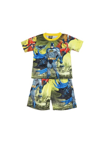 Children's Marvel Short Sleeved Pajama Set Batman Pajamas For Boys