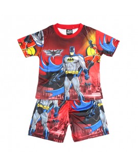 Children's Marvel Short Sleeved Pajama Set Batman Pajamas For Boys