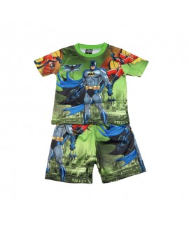 Children's Marvel Short Sleeved Pajama Set Batman Pajamas For Boys