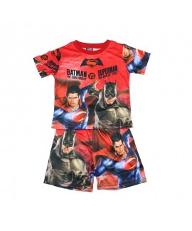 Children's Marvel Short Sleeved Pajama Set Batman ...