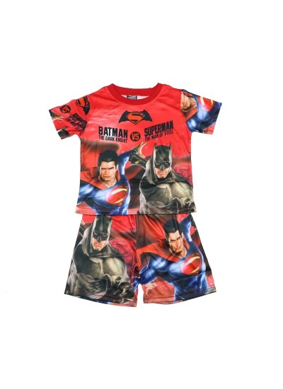 Children's Marvel Short Sleeved Pajama Set Batman Pyjamas Superman Pyjamas For Boys