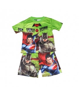 Children's Marvel Short Sleeved Pajama Set Batman Pyjamas Superman Pyjamas For Boys