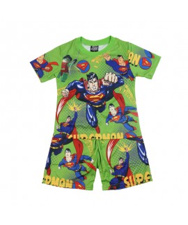 Children's Marvel Short Sleeved Pajama Set Superman Pyjamas For Boys