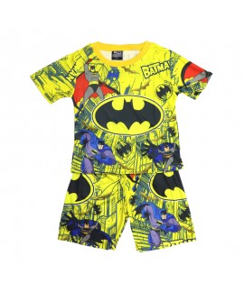 Children's Marvel Short Sleeved Pajama Set Batman Pyjamas For Boys