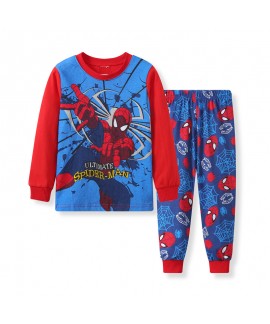 Baby Boy Cartoon Style Underwear Home Clothes Set Children's Superhero, Spider-man Pajamas