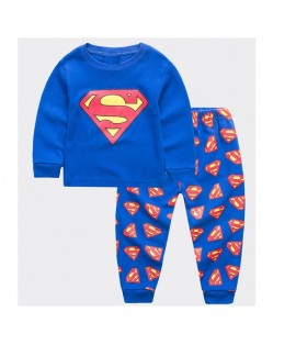 Baby Boy Cartoon Style Underwear Home Clothes Set Children's Superhero, Spider-man Pajamas