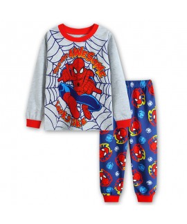 Boy Cartoon Spider-man Pyjamas Set Children's Spid...