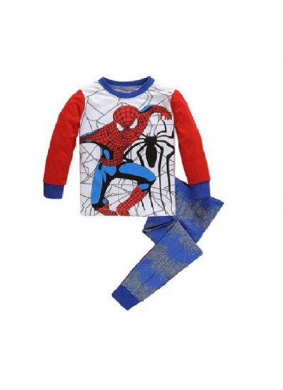 Baby Boy Cartoon Avengers Pyjamas Set Children's Spider-man Pajama