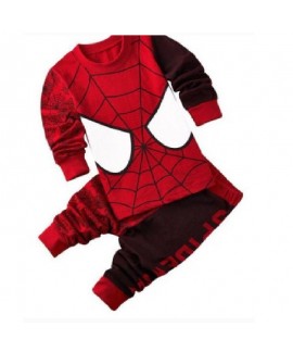 Baby Boy Cartoon Avengers Pyjamas Set Children's Spider-man Pajama