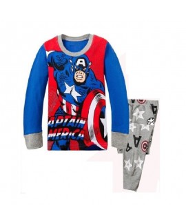 Baby Boy Cartoon Avengers Pyjamas Set Children's Spider-man Pajama