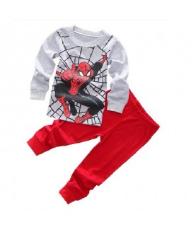 Marvel Pyjamas Baby Boy Cartoon Style Underwear Home Clothes Set Children's Superhero, Spider-man Pajamas