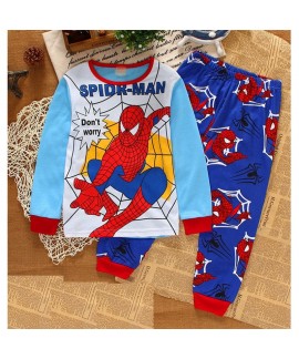 Baby Boy Cartoon Style Underwear Batman Pyjamas Set Children's Spider-man Pajamas