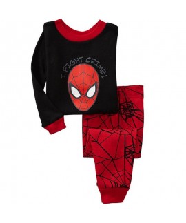 Baby Boy Cartoon Style Underwear Batman Pyjamas Set Children's Spider-man Pajamas