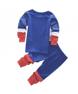 Children's Air-conditioned Pajamas Marvel Pajamas Boys' Set Captain America Pajamas Set