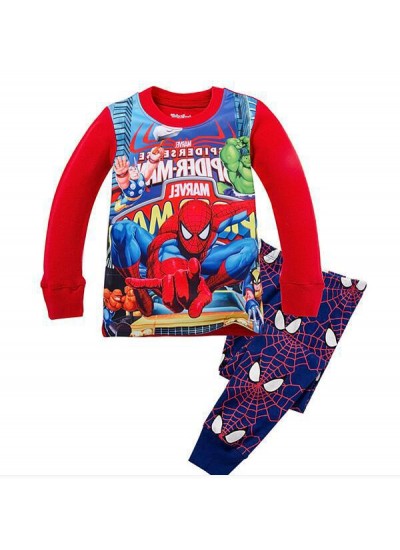 Children's Home Clothes Marvel Pyjamas Suit Spider-Man Children's Clothes