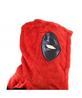 Marvel Peripherals, Deadpool Peripherals, Little Cheap Cath Towels, Bathrobes, Deadpool Nightgowns,Pajamas,Coral Velvet Bathrobes