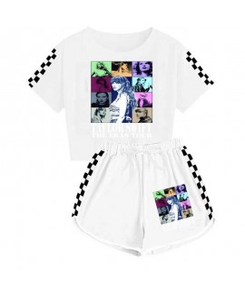 Taylor Swift Boys And Girls T-shirt And Shorts Spo...