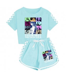 Taylor Swift Boys And Girls T-shirt And Shorts Spo...